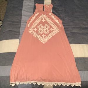 Pink/Salmon dress, size M